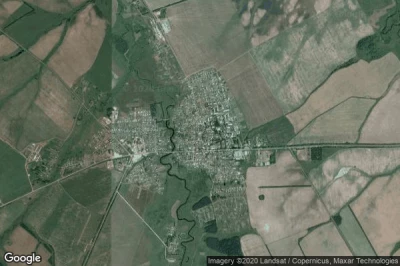 Vue aérienne de Pizhanka