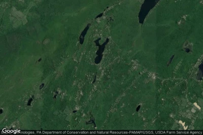 Vue aérienne de Crandon Lakes