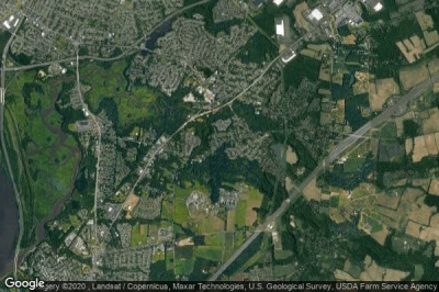 Vue aérienne de Groveville