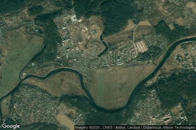 Vue aérienne de Petrovo-Dalneye