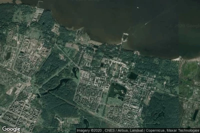 Vue aérienne de Peterhof