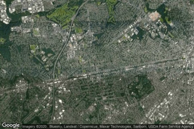Vue aérienne de Roselle Park