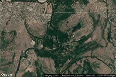 Vue aérienne de Peschanka