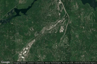 Vue aérienne de Bedford Hills