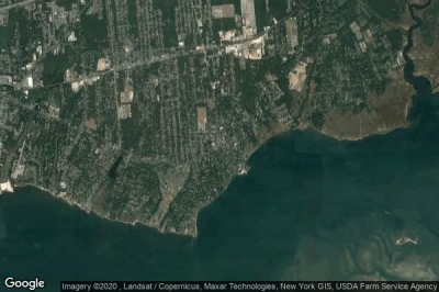 Vue aérienne de Bellport