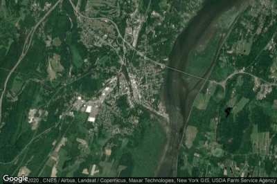 Vue aérienne de Catskill