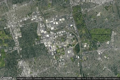 Vue aérienne de East Garden City