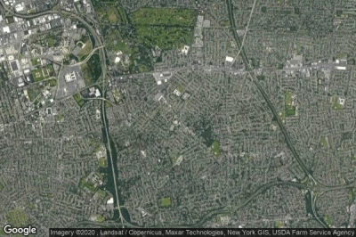 Vue aérienne de East Meadow