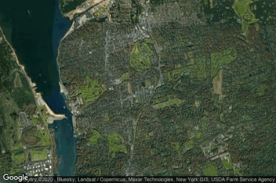 Vue aérienne de Glen Head