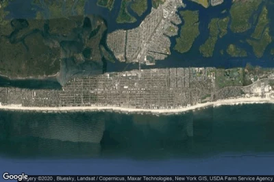 Vue aérienne de Long Beach