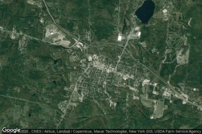 Vue aérienne de Monticello