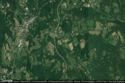 Vue aérienne de Moorhouse Corner