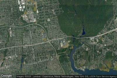 Vue aérienne de North Great River