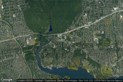 Vue aérienne de Oakdale