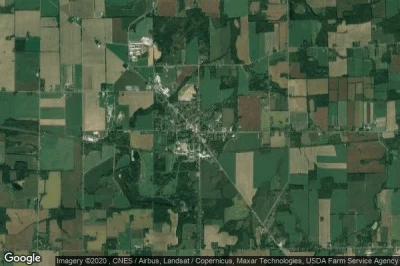 Vue aérienne de Oakfield