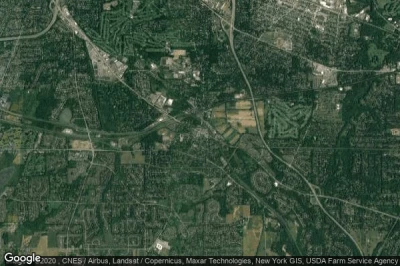 Vue aérienne de Pittsford