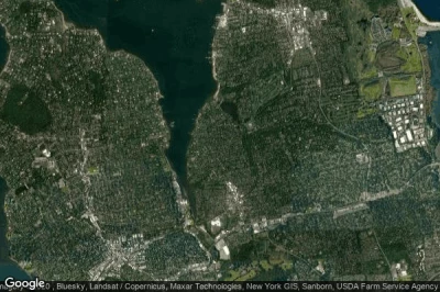 Vue aérienne de Plandome