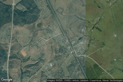 Vue aérienne de Pakhomovo