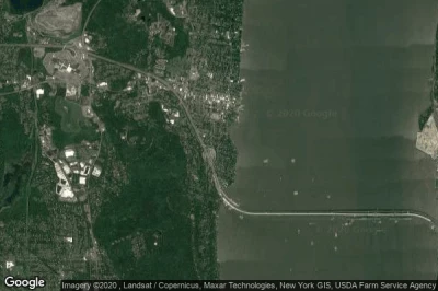 Vue aérienne de South Nyack