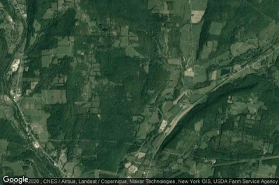 Vue aérienne de Tioga County