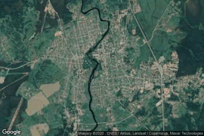 Vue aérienne de Opochka