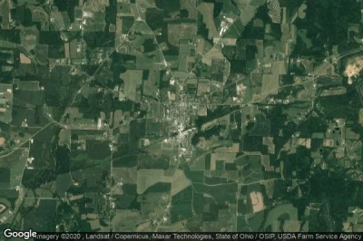 Vue aérienne de Danville
