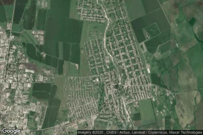 Vue aérienne de Oktyabrskoye