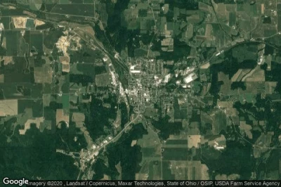 Vue aérienne de Loudonville