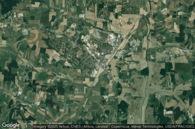 Vue aérienne de Sugarcreek