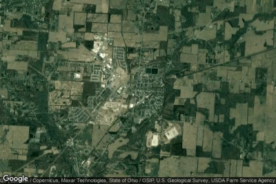 Vue aérienne de Sunbury