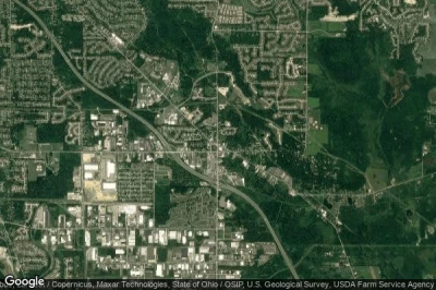 Vue aérienne de Twinsburg