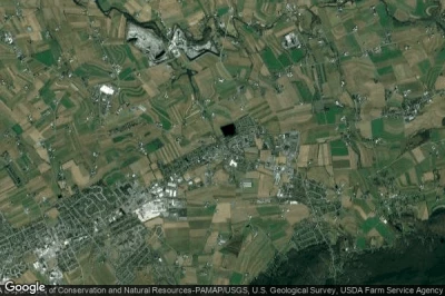 Vue aérienne de Blue Ball