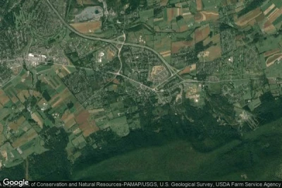 Vue aérienne de Boalsburg