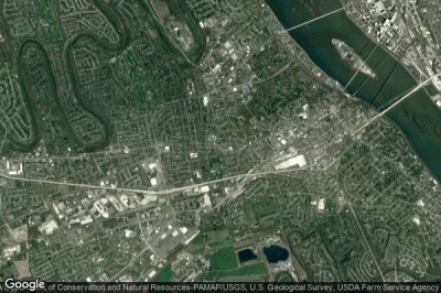 Vue aérienne de Camp Hill