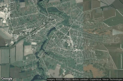 Vue aérienne de Novopokrovskaya