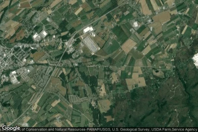 Vue aérienne de Cleversburg Junction