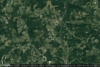 Vue aérienne de Curtisville