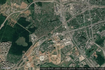 Vue aérienne de Novoivanovskoye