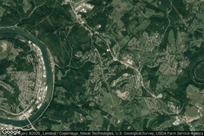 Vue aérienne de Fellsburg