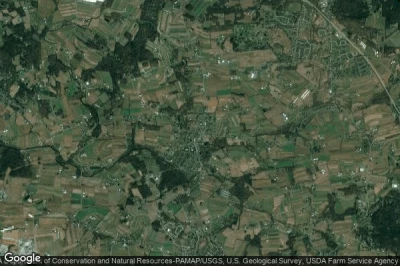 Vue aérienne de Fivepointville