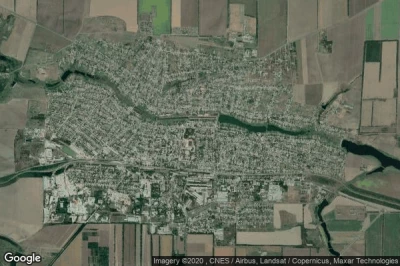 Vue aérienne de Novoaleksandrovsk