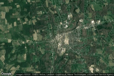 Vue aérienne de Greenville