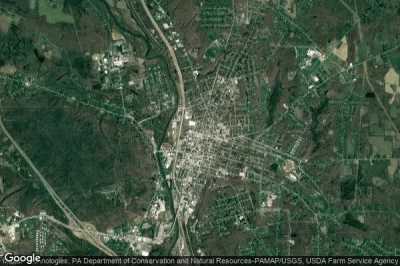 Vue aérienne de Meadville