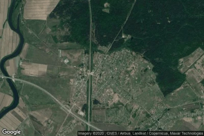 Vue aérienne de Nizhneye Khoroshovo