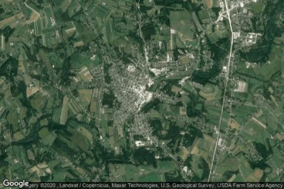 Vue aérienne de Scottdale