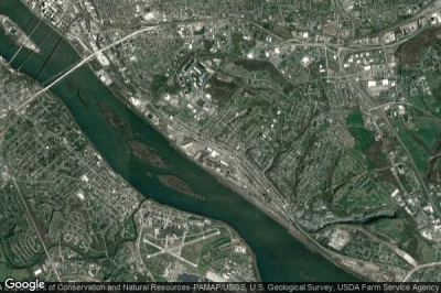 Vue aérienne de Steelton