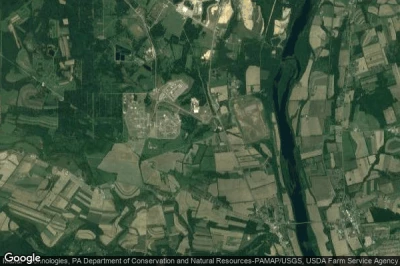 Vue aérienne de Union County