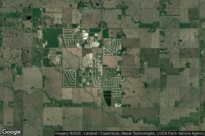 Vue aérienne de Harrisburg