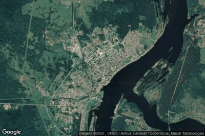 Vue aérienne de Myshkin