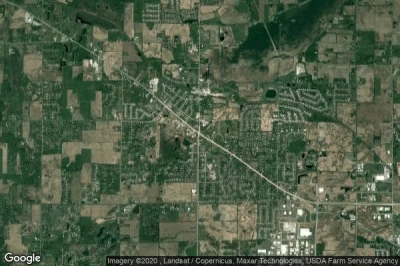 Vue aérienne de Greenville
